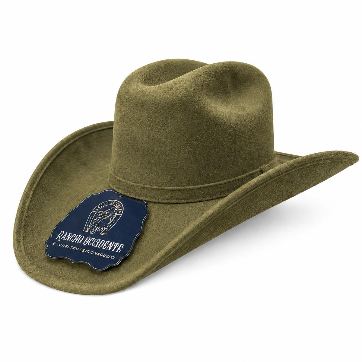 Sombrero Vaquero Texano de Gamuza Estilo Western