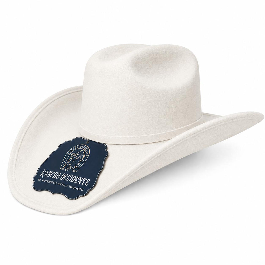 Sombrero Vaquero Texano de Gamuza Estilo Western