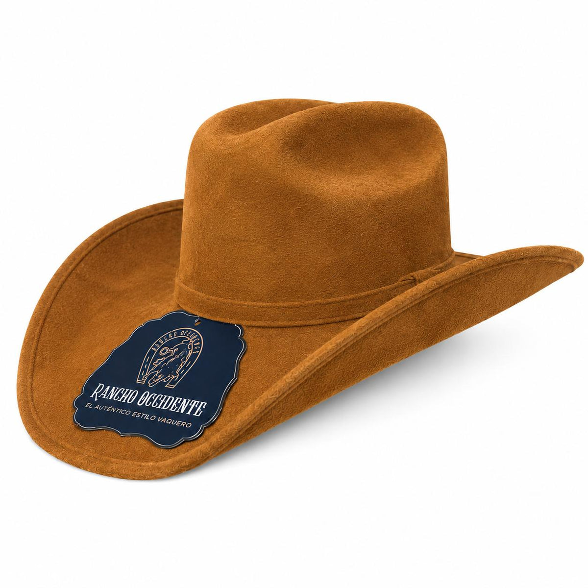 Sombrero Vaquero Texano de Gamuza Estilo Western