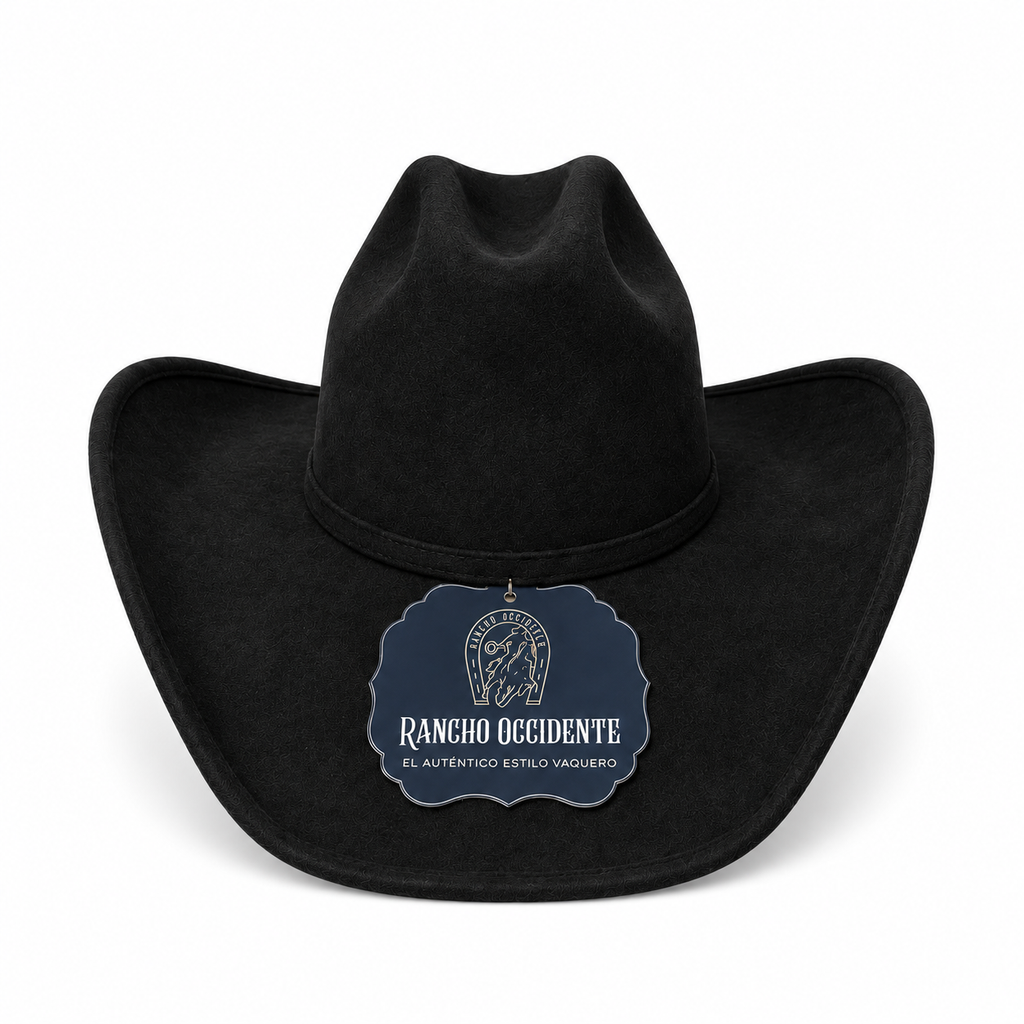 Sombrero Vaquero Texano de Gamuza Estilo Western