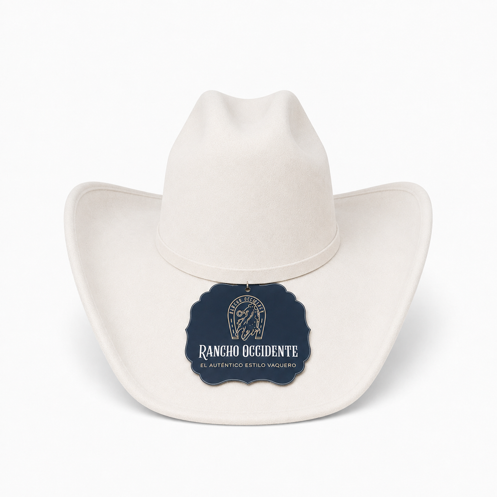 Sombrero Vaquero Texano de Gamuza Estilo Western
