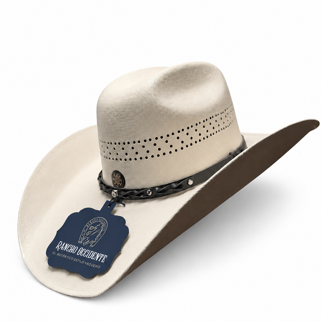 Sombrero Vaquero de Lona Estilo Chihuahua Beige
