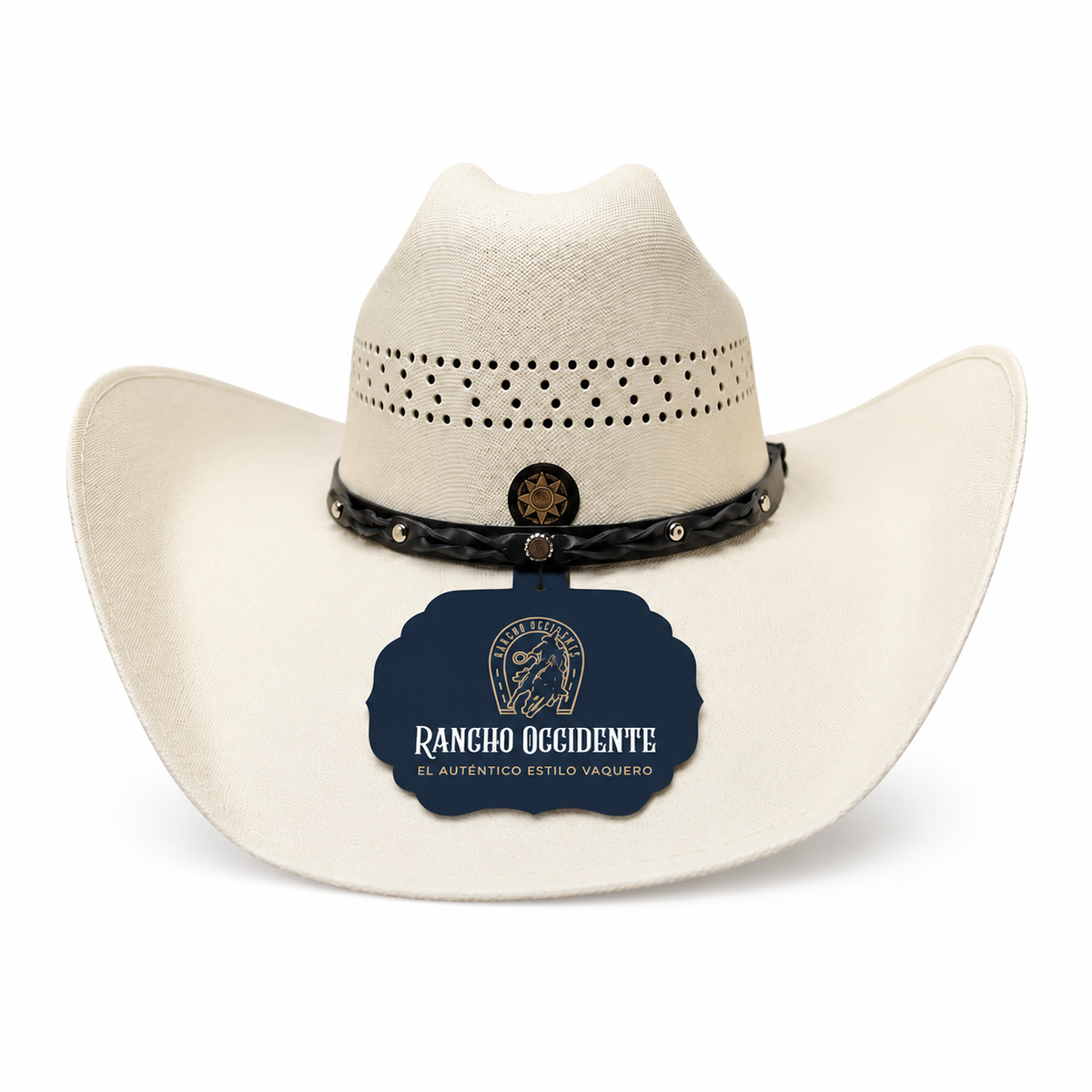 Sombrero Vaquero de Lona Estilo Chihuahua Beige