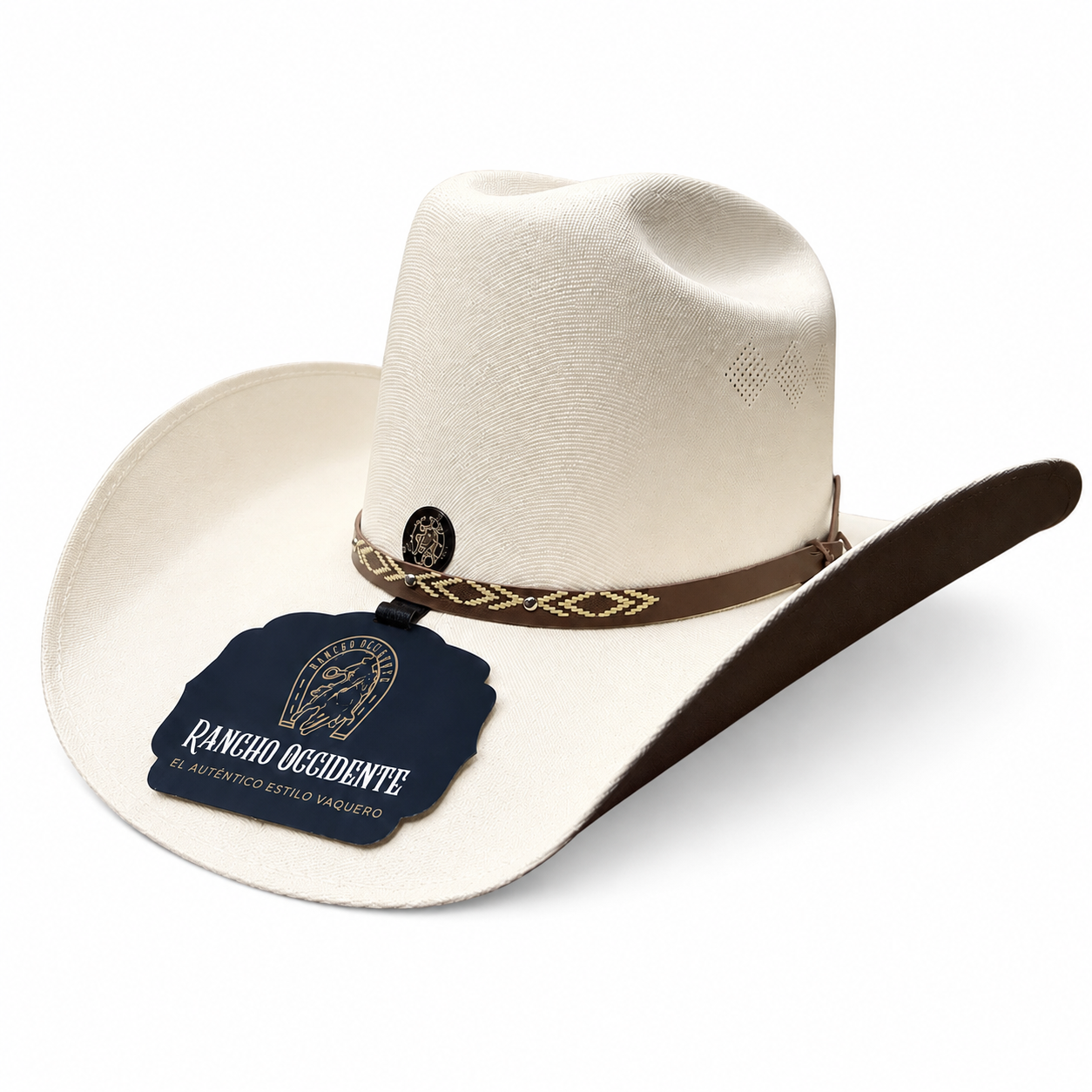 Sombrero Vaquero de Lona Estilo Marlboro