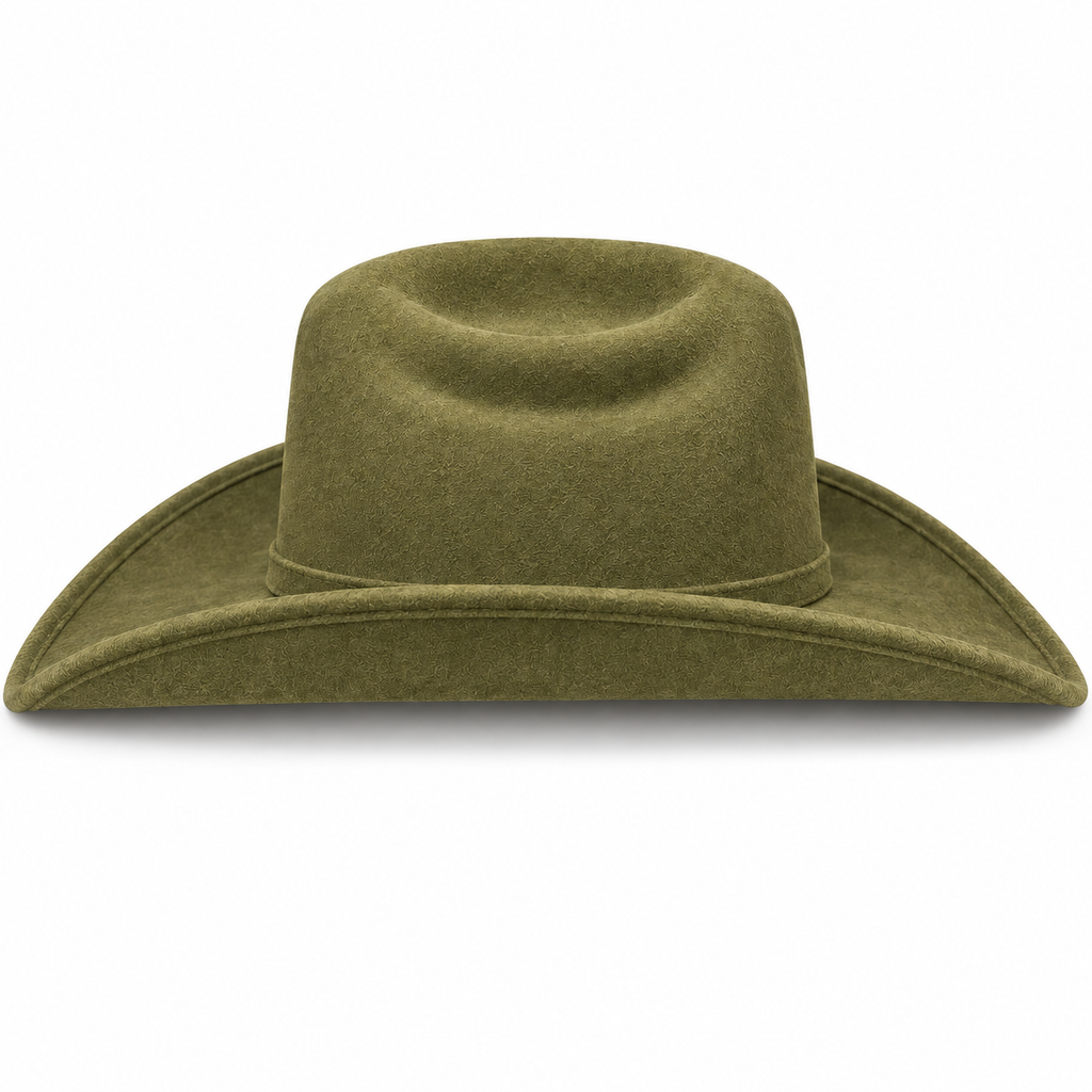 Sombrero Vaquero Texano de Gamuza Estilo Western