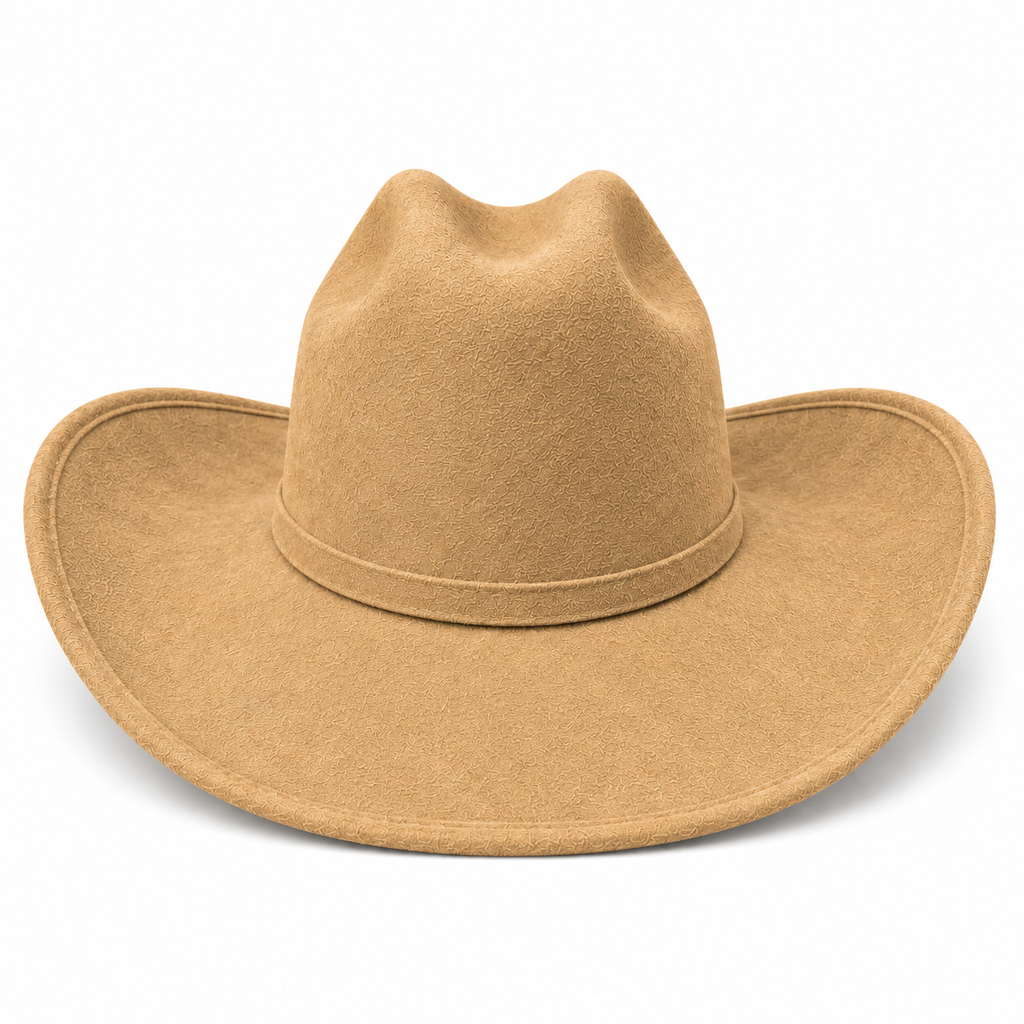 Sombrero Vaquero Texano de Gamuza Estilo Western