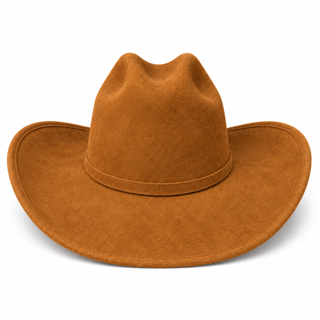 Sombrero Vaquero Texano de Gamuza Estilo Western