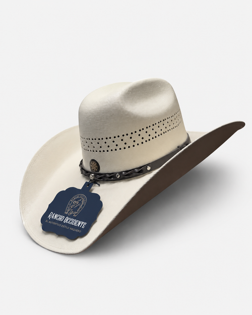 Sombrero Vaquero de Lona Estilo Chihuahua Beige