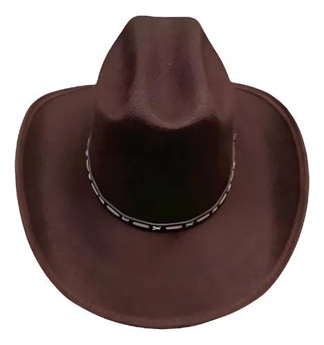 Sombrero Vaquero Infantil Texano Horma Sonorita - Chocolate