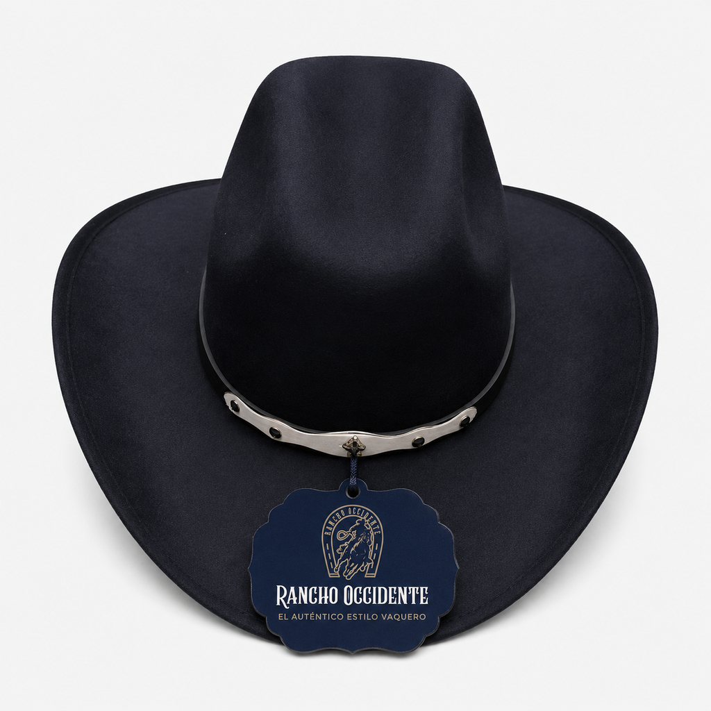 Sombrero Vaquero Infantil Texano Horma Sonorita - Negro