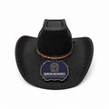 Sombrero Vaquero Texano de Dubetina Horma 8 Segundos - Negro