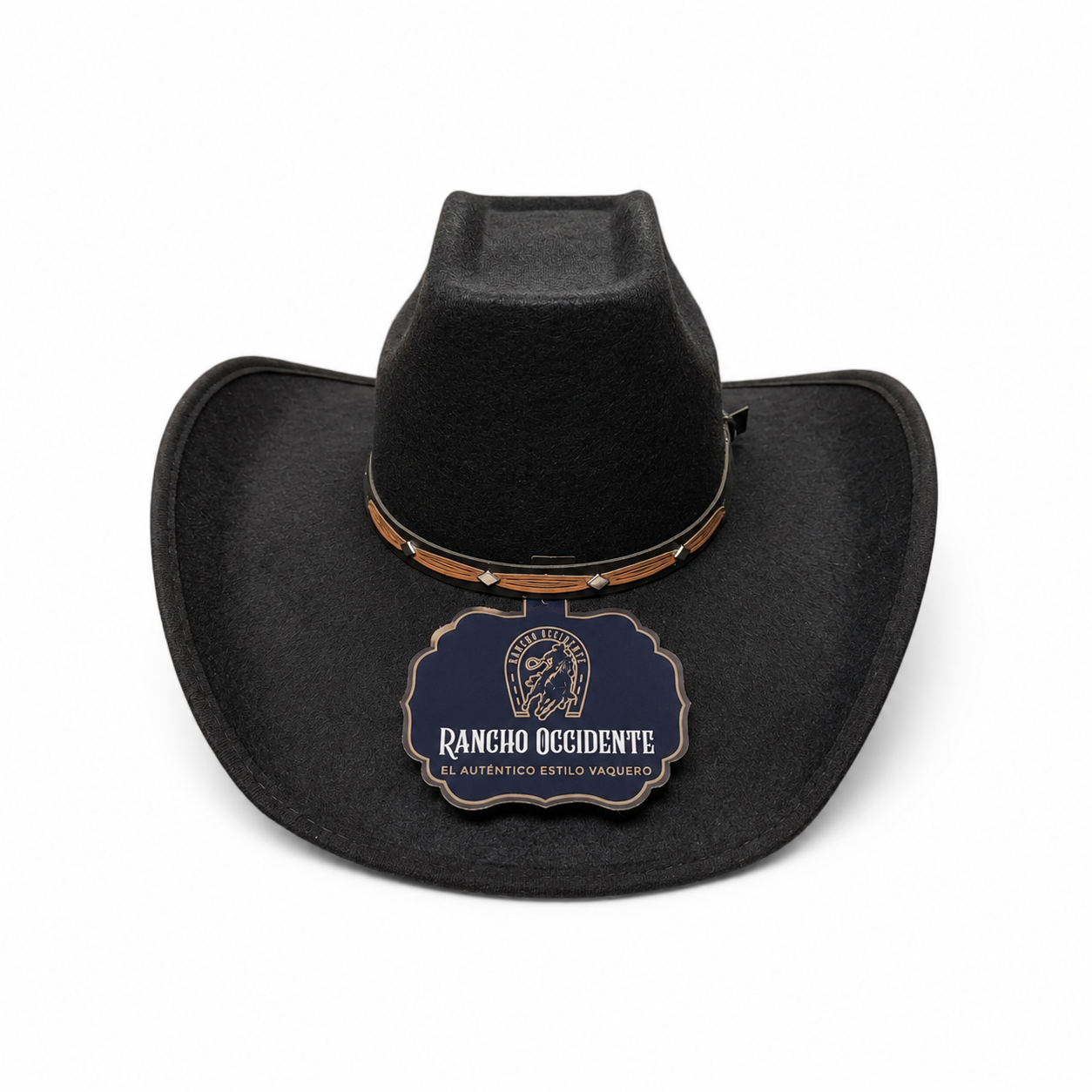 Sombrero Vaquero Texano de Dubetina Horma 8 Segundos - Negro