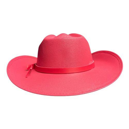Sombrero Vaquero Infantil Rosa con Cinta Decorativa