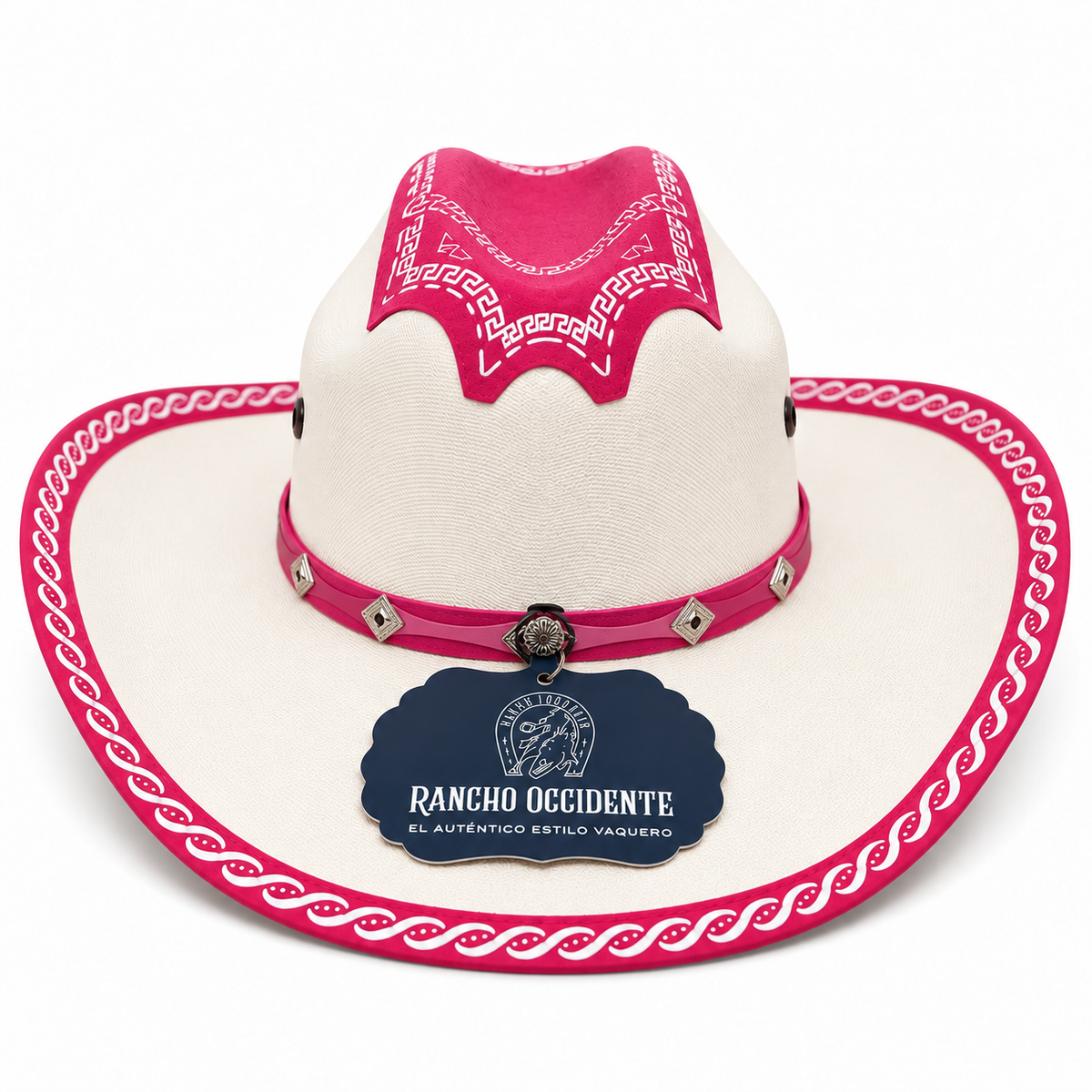 Sombrero Vaquero Imperial Estilo Western con Detalles para Rodeo