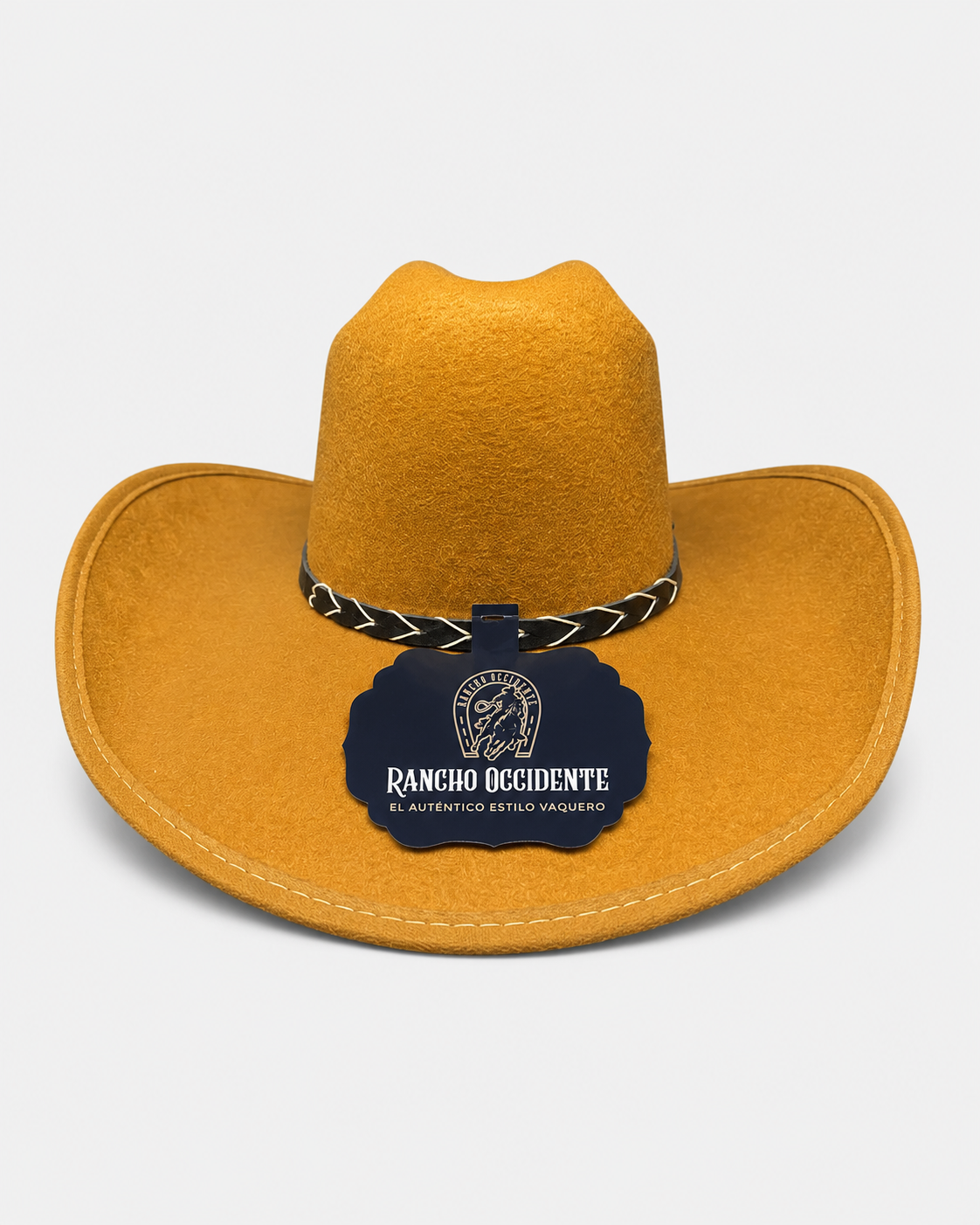 Sombrero Vaquero Texano de Dubetina Horma Sonora - Caramelo