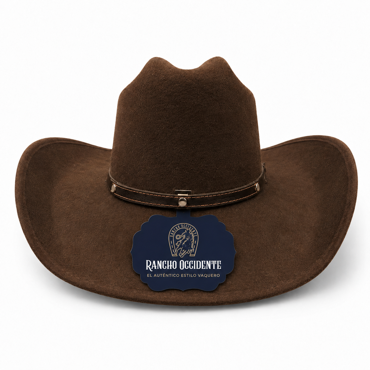 Sombrero Vaquero Texano de Dubetina Horma Sonora - Chocolate