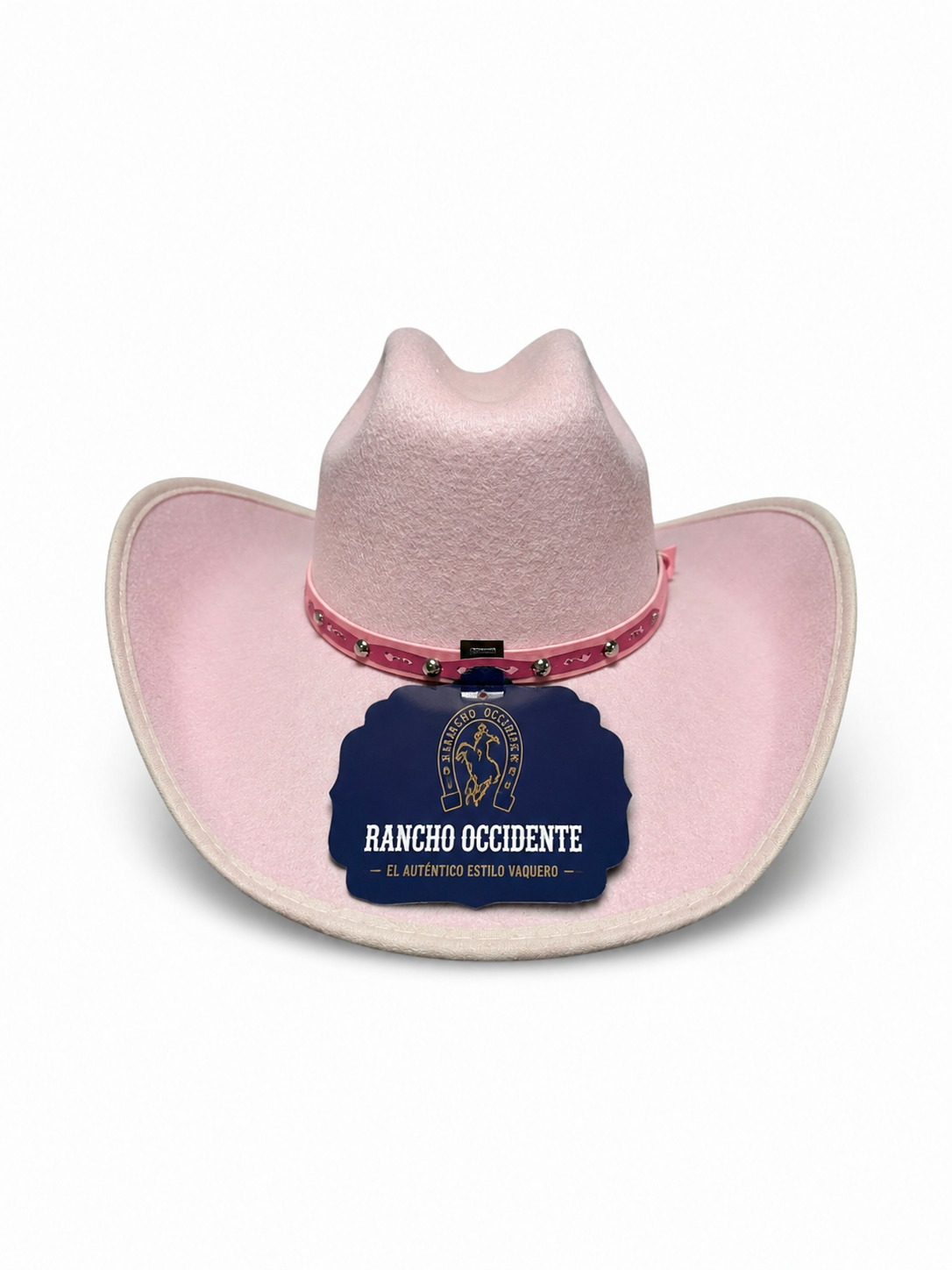 Sombrero Vaquero Texano de Dubetina Horma Sonora - Rosa