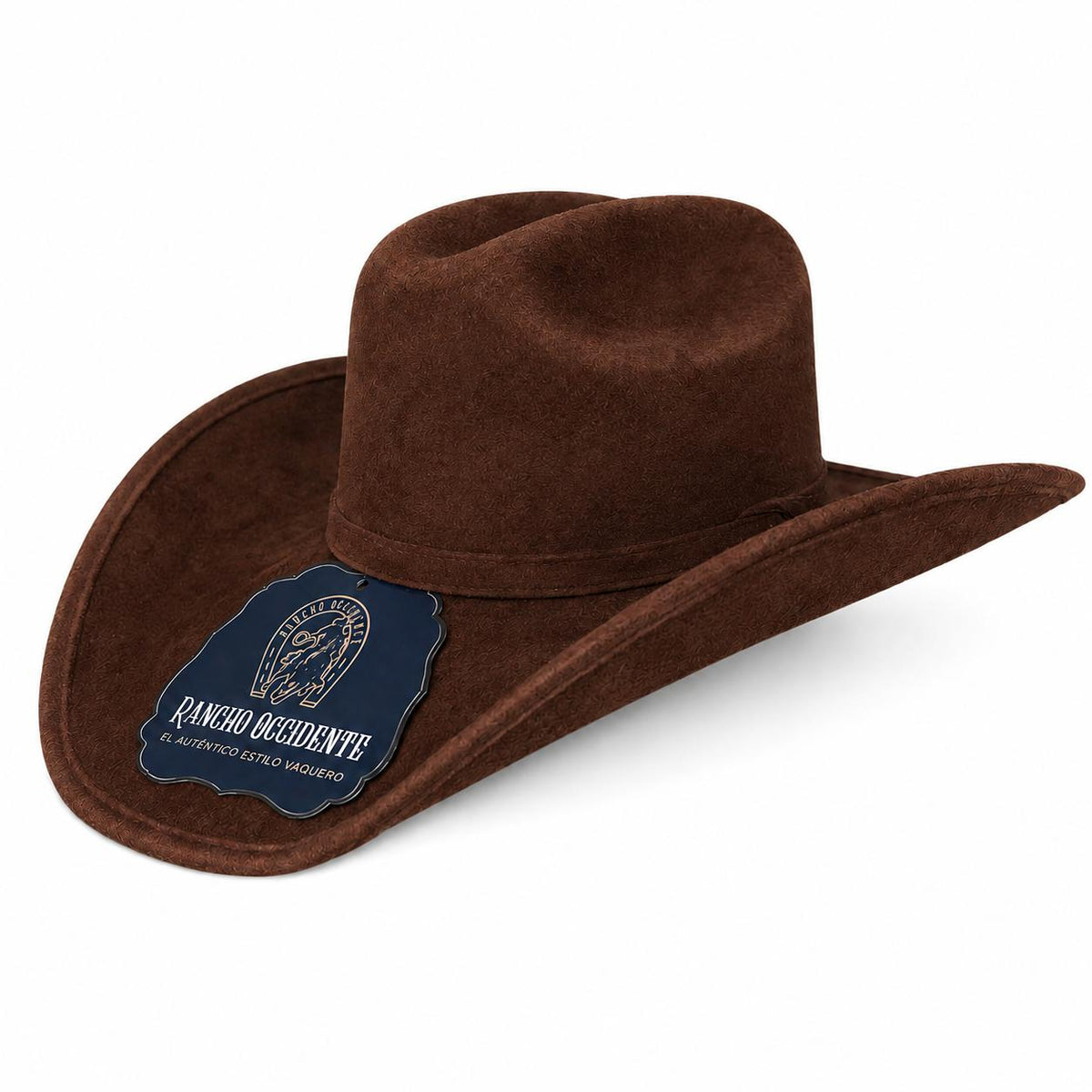 Sombrero Vaquero Texano de Gamuza Estilo Western