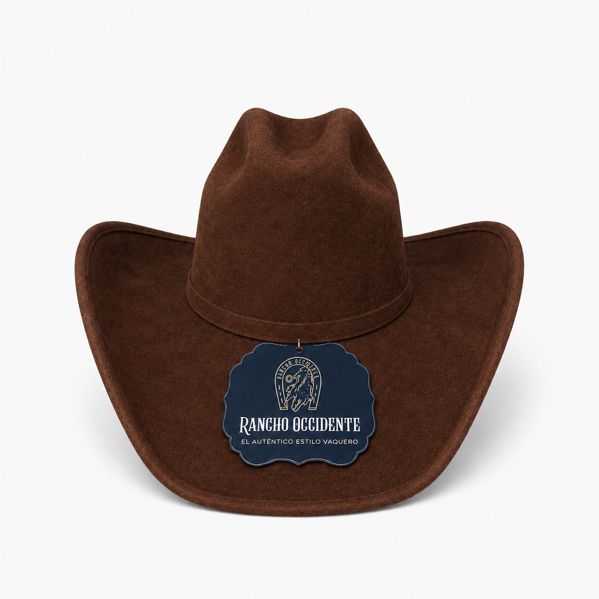 Sombrero Vaquero Texano de Gamuza Estilo Western