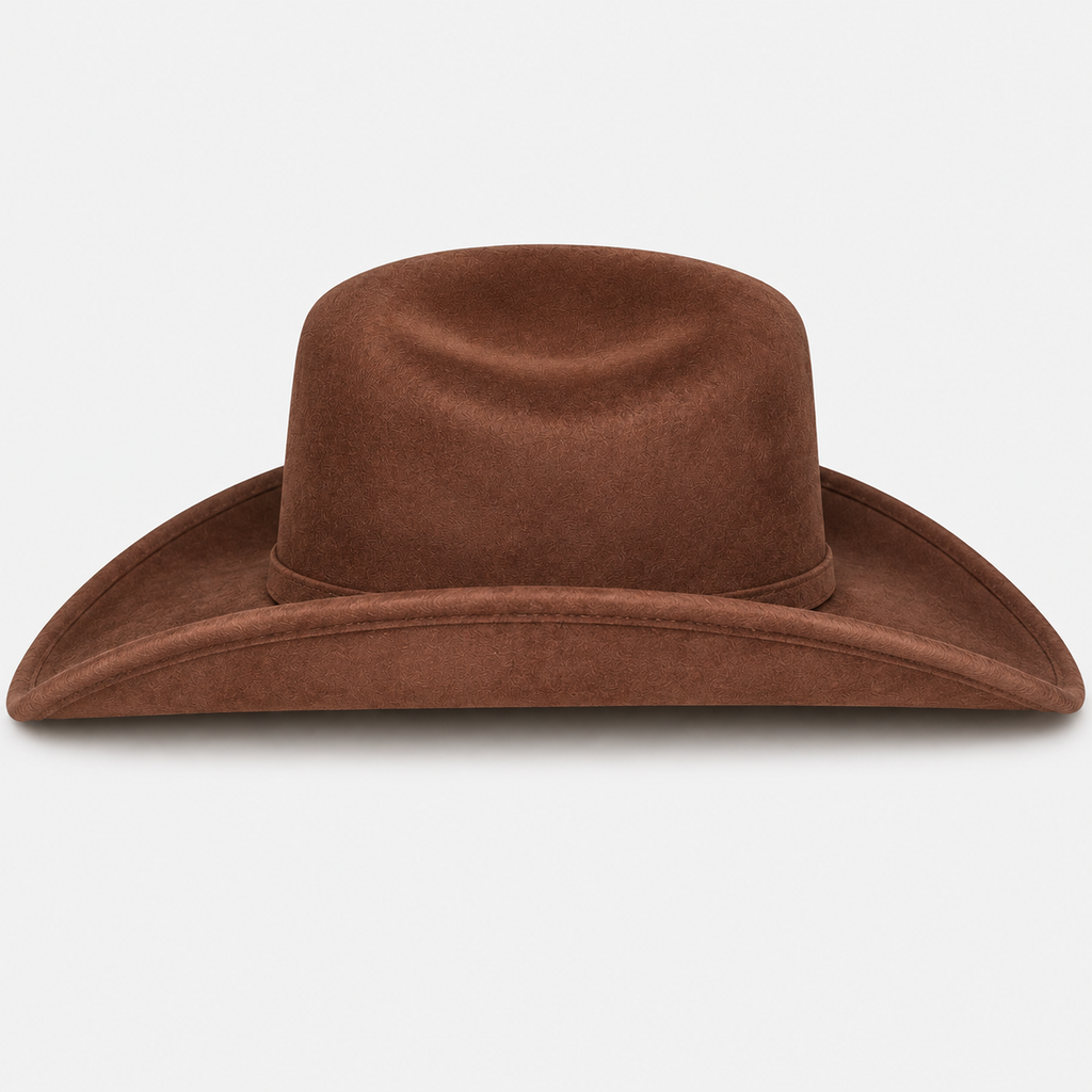 Sombrero Vaquero Texano de Gamuza Estilo Western