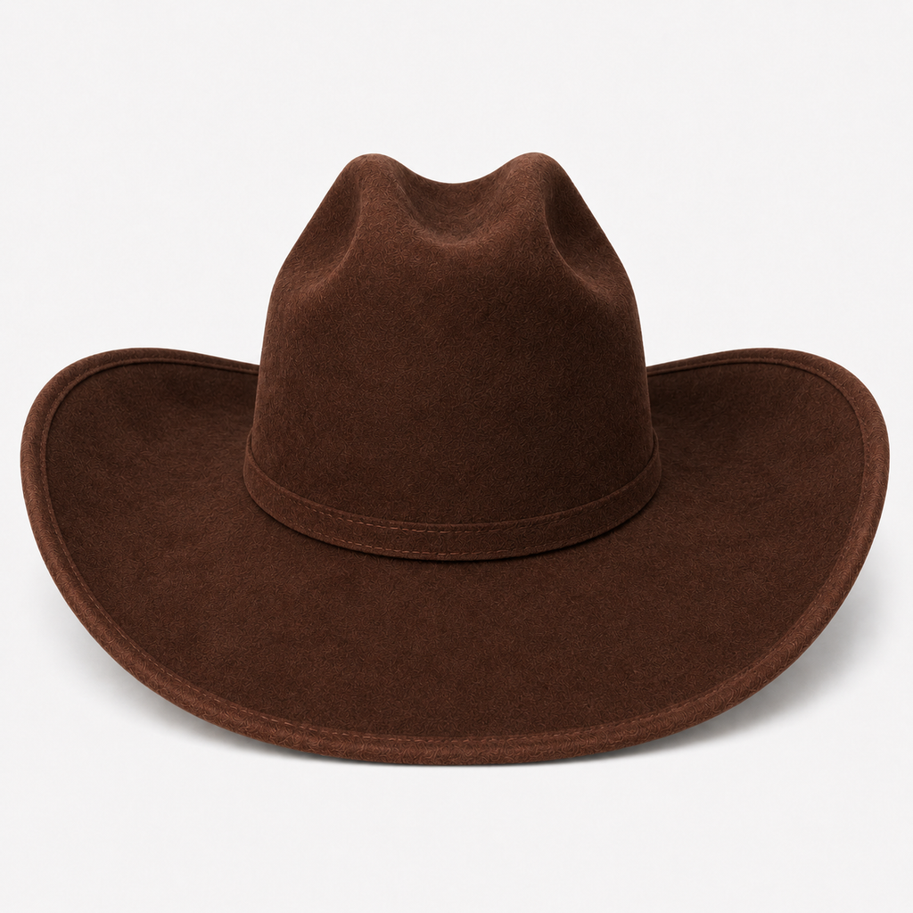 Sombrero Vaquero Texano de Gamuza Estilo Western