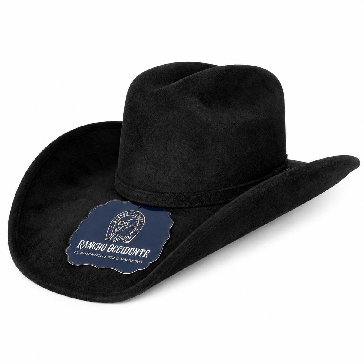 Sombrero Vaquero Texano de Gamuza Estilo Western