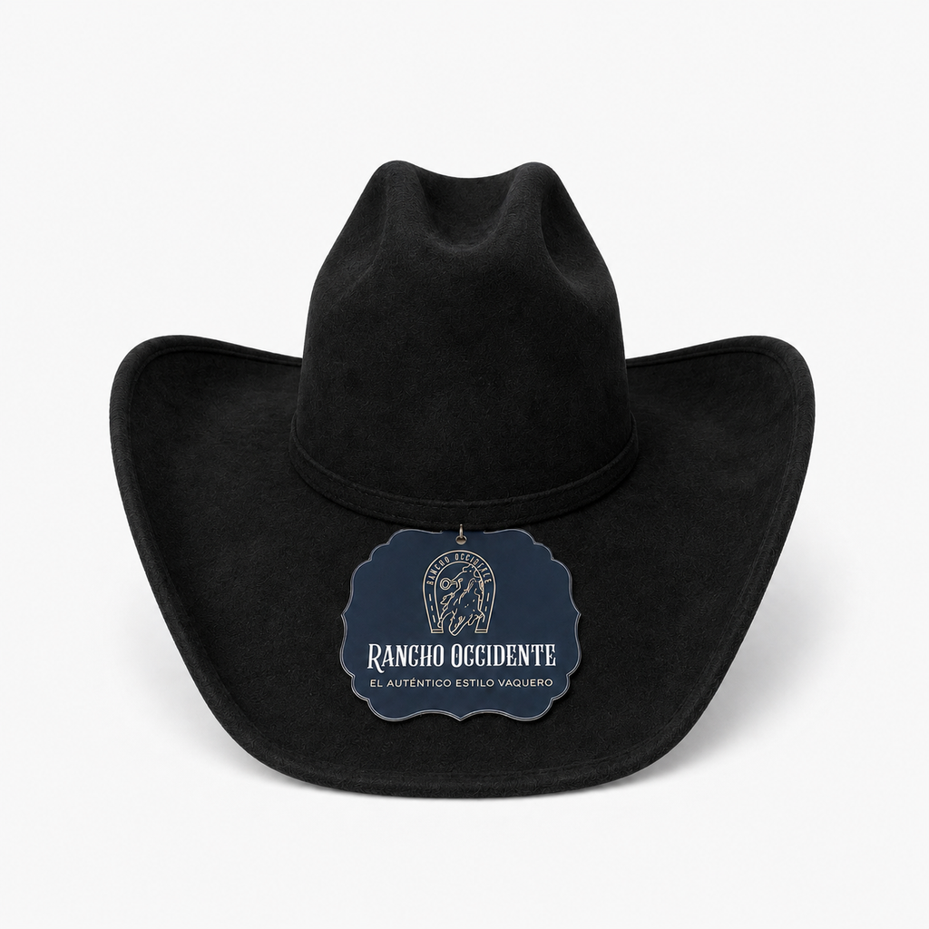 Sombrero Vaquero Texano de Gamuza Estilo Western