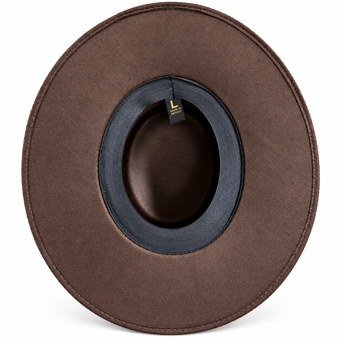 Sombrero Vaquero de Dubetina Estilo Clint Eastwood Copa Plana Café