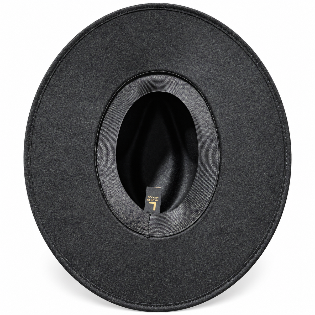 Sombrero Vaquero de Dubetina Negro Estilo Doc Holliday