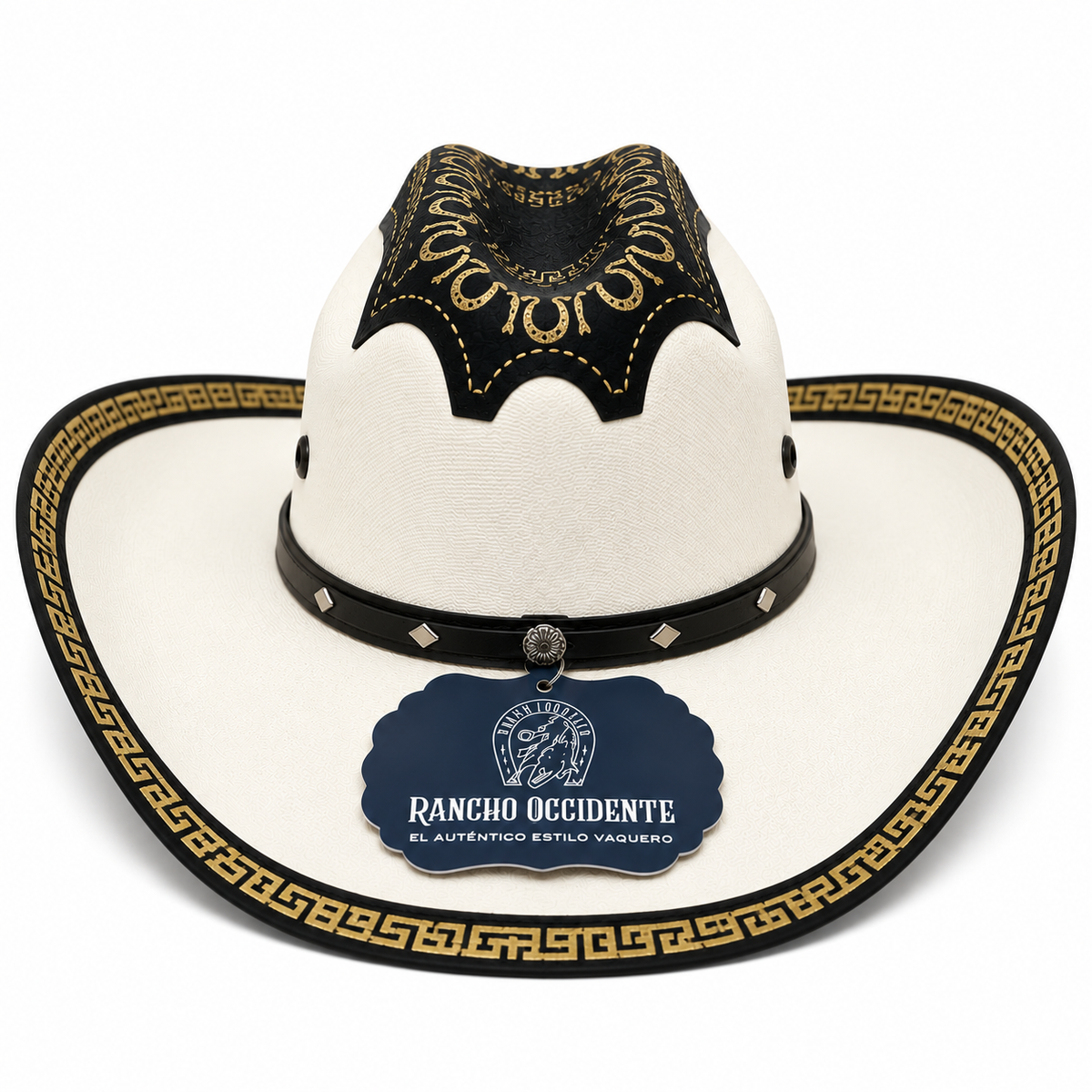 Sombrero Vaquero Imperial Estilo Western con Detalles para Rodeo