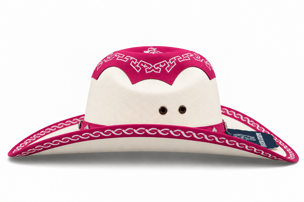 Sombrero Vaquero Imperial Estilo Western con Detalles para Rodeo