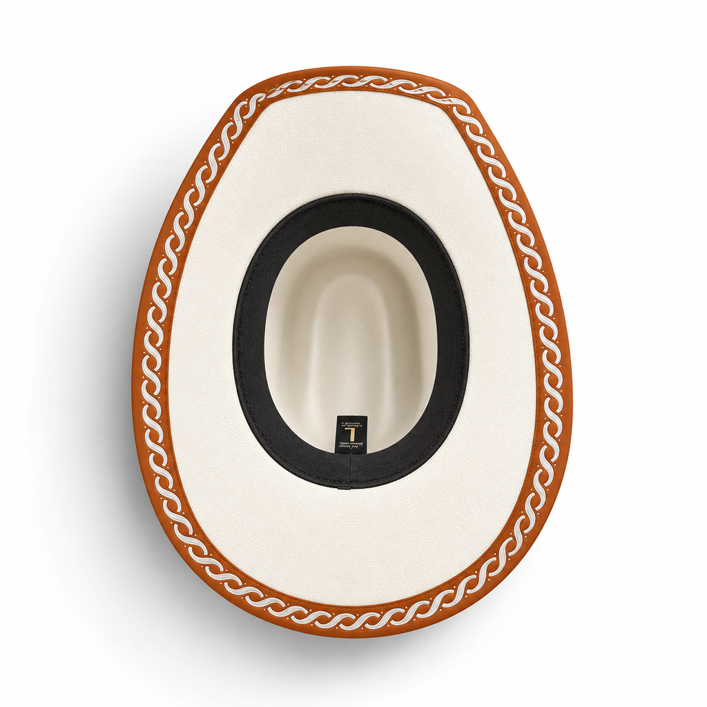 Sombrero Vaquero Imperial Estilo Western con Detalles para Rodeo