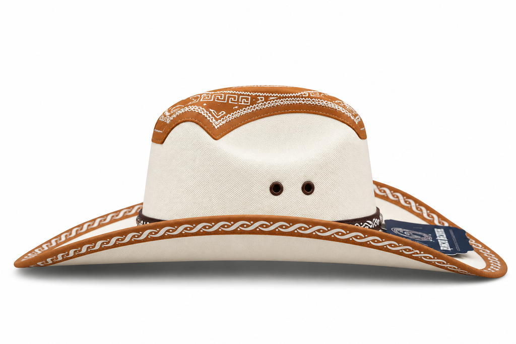 Sombrero Vaquero Imperial Estilo Western con Detalles para Rodeo